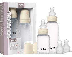 Bibs Grow and Flow Flessenset - 150 ml/270 ml - Silicone - Ivory