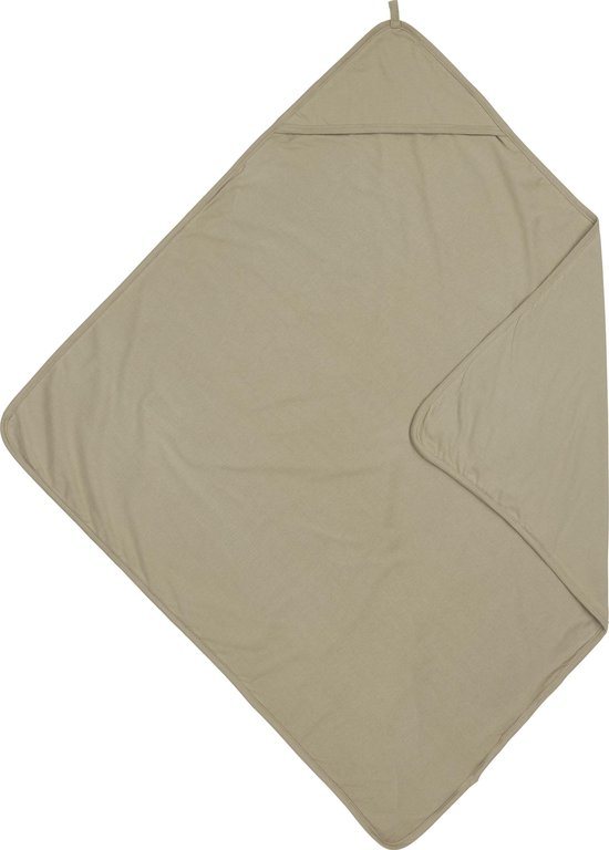 Meyco Baby Uni badcape - taupe - 80x80cm