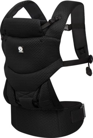 Dooky Draagzak Baby - Baby Carrier Urban Comfort Black - Kinderdrager - Draagzak Peuter en Baby 3,5-15 kg - Ergonomische M-positie - Rugdrager - Verstelbaar en Ademend - Draagzakken - Babydraagzak