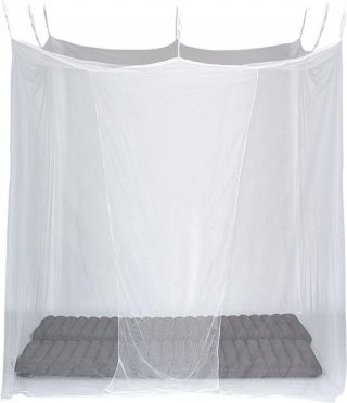 Abbey Camp Klamboe - 2 persoons - Boxmodel - Wit - 200 x 200 cm