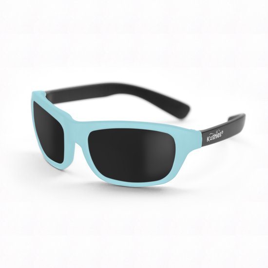 Kushies - Zonnebril - Wintersport - Baby - 6-18 maanden - Jongens en Meisjes - UV380 bestendig - Turquoise blauw / groen