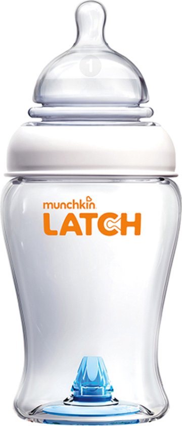 Munchkin Babyfles - 1-pack Latch bottle - baby fles 240ml - Anti-Colic babyflesje