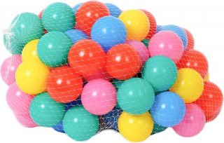 Speelgoedtopdeals - 100 ballenbakballen voor Speeltent - 6 cm doorsnede