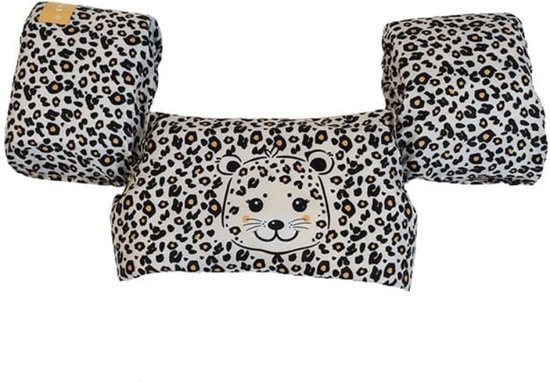 Swim essentials - zomer musthave - puddle jumper kids 2-6 jaar beige panterprint kids zomer