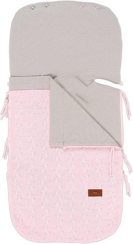Baby's Only Zomer voetenzak autostoel 0+ Cable - Baby Roze - Geschikt voor drie- en vijfpuntsgordel
