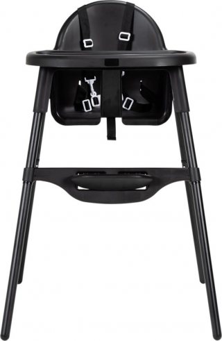 Puck Kinderstoel - 3 in 1 - Mat Zwart