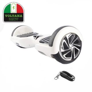 VOLTANA HOVERBOARD, WIT, TAOTAO print, 700W motoren, 20cell SAMSUNG accu, incl LED verlichting en AFSTANDBEDIENING !! 2 JAAR garantie