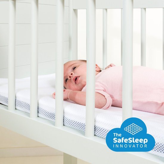 AeroSleep® hoeslaken - voor babybed, ledikant & wieg - 90 x 40 cm - Green