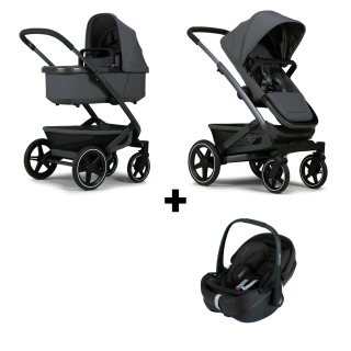 Kinderwagen Joolz Geo³ Stone Grey + Autostoel Joolz x Maxi-Cosi Pebble Pro 360