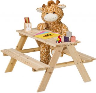 picknicktafel kinderen - 51 x 90 x 78 cm - zithoogte: 28 cm - hout