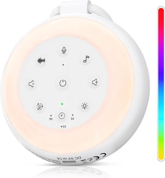 White Noise Machine - Witte Ruis Apparaat - Slaaphulp - Voor Volwassenen, Kinderen en Baby's - Soundspa - Slaaptrainer