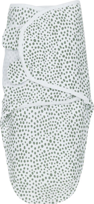 Meyco Baby Cheetah swaddlemeyco inbakerdoek - forest green - 0-3 maanden
