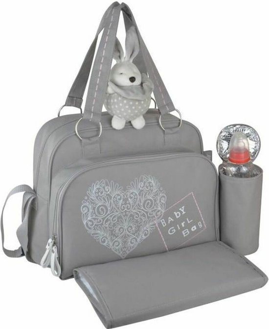 Luiertas Baby on Board Baby girl Grijs