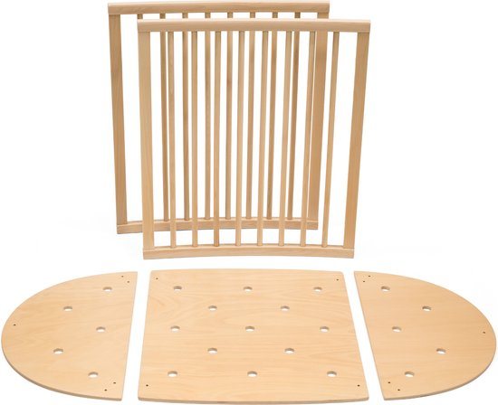 Stokke Sleepi Bedverlenging V3, Naturel- Verander Stokke Sleepi Mini in een Stokke Sleepi Bed - Verlengt het bed tot 141 cm - Geschikt voor kinderen tot 5 jaar - Matras wordt apart verkocht