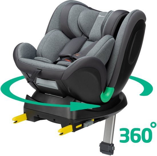 Bebeconfort EvolveFix Plus i-Size - Autostoeltje - Tinted Graphite - Vanaf de geboorte tot 12 jaar