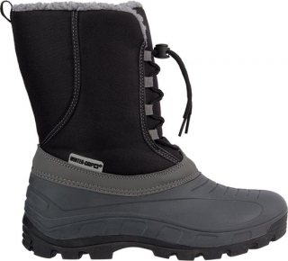 Winter-grip Snowboots - Frosty II - Teddy Voering - Zwart/Grijs - maat 40/41