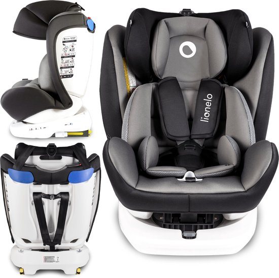Lionelo Bastiaan - Autostoel - roteerbaar - 0-36kg - 360° draaibaar
