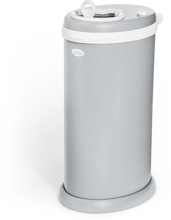Ubbi - Luieremmer - Mat Grijs - Metaal - Geurloos - Geen navulcassettes nodig