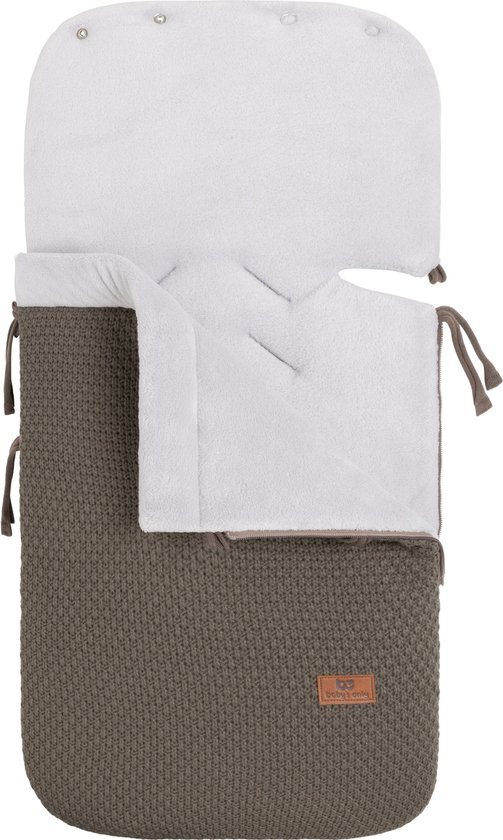 Baby's Only Voetenzak autostoel 0+ Robust - Taupe - Geschikt voor drie- en vijfpuntsgordel