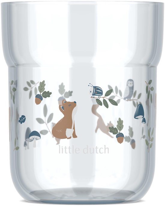 Mepal Mio Kinderbeker Little Dutch - 250 ml - Makkelijk vast te houden - Kinderservies - Forest Friends