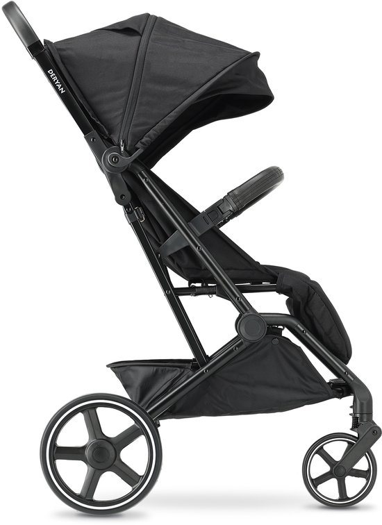 Deryan Luxe XP Buggy XL - Compact lichtgewicht - Zwart