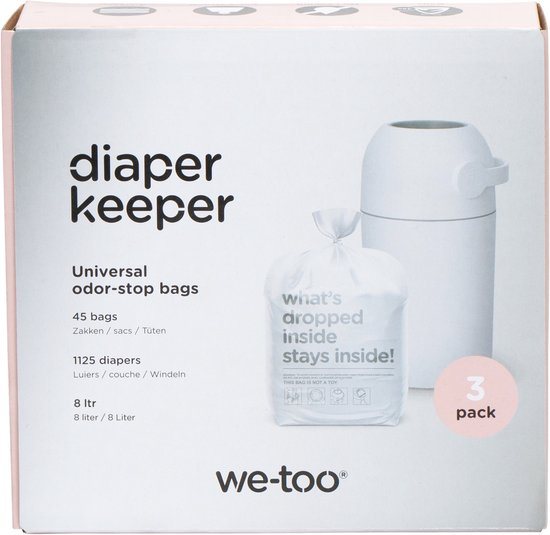 We-Too Luieremmer Zakken 3-Pack - 8L
