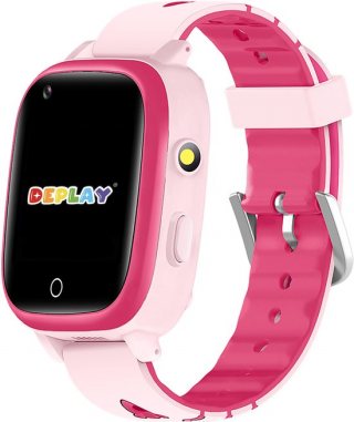 DEPLAY 4G KidsWatch Hero - GPS Horloge Kind - Smartwatch Kinderen - Kinderhorloge - Smartwatch Kind - Kinder Smartwatch - Roze