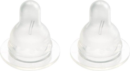 Difrax Natural Doseerspeen 1,2,3 - 3 Standen - 2 Stuks