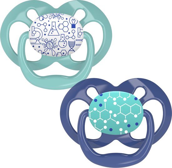 Dr. Brown's Advantage Fopspeen - Fase 2 - Blauw - 2 stuks