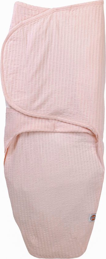 Lodger - Inbakerslaapzak - roze � Vanaf Geboorte tot 4M - Rekbaar & Veilig met Klittenband