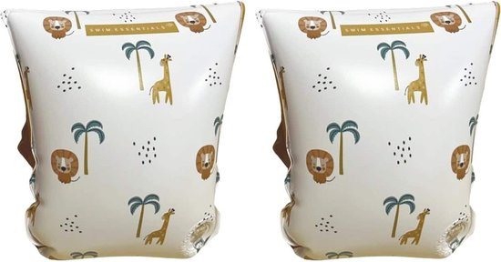 Swim Essentials | Meerkleurige Dieren Zwembandjes 0-2 jaar